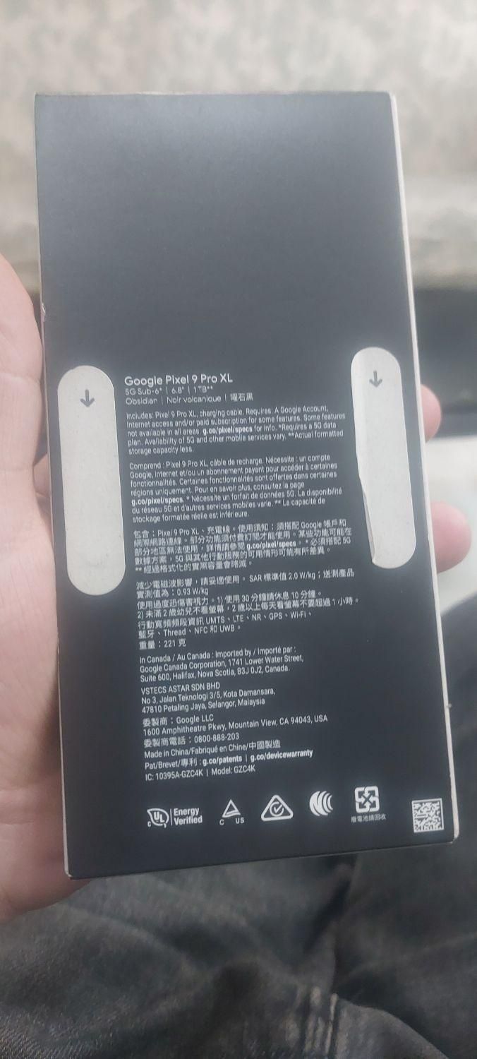 گوگل Pixel 9 Pro XL با حافظهٔ ۱ ترابایت|موبایل|تهران, ظفر|دیوار