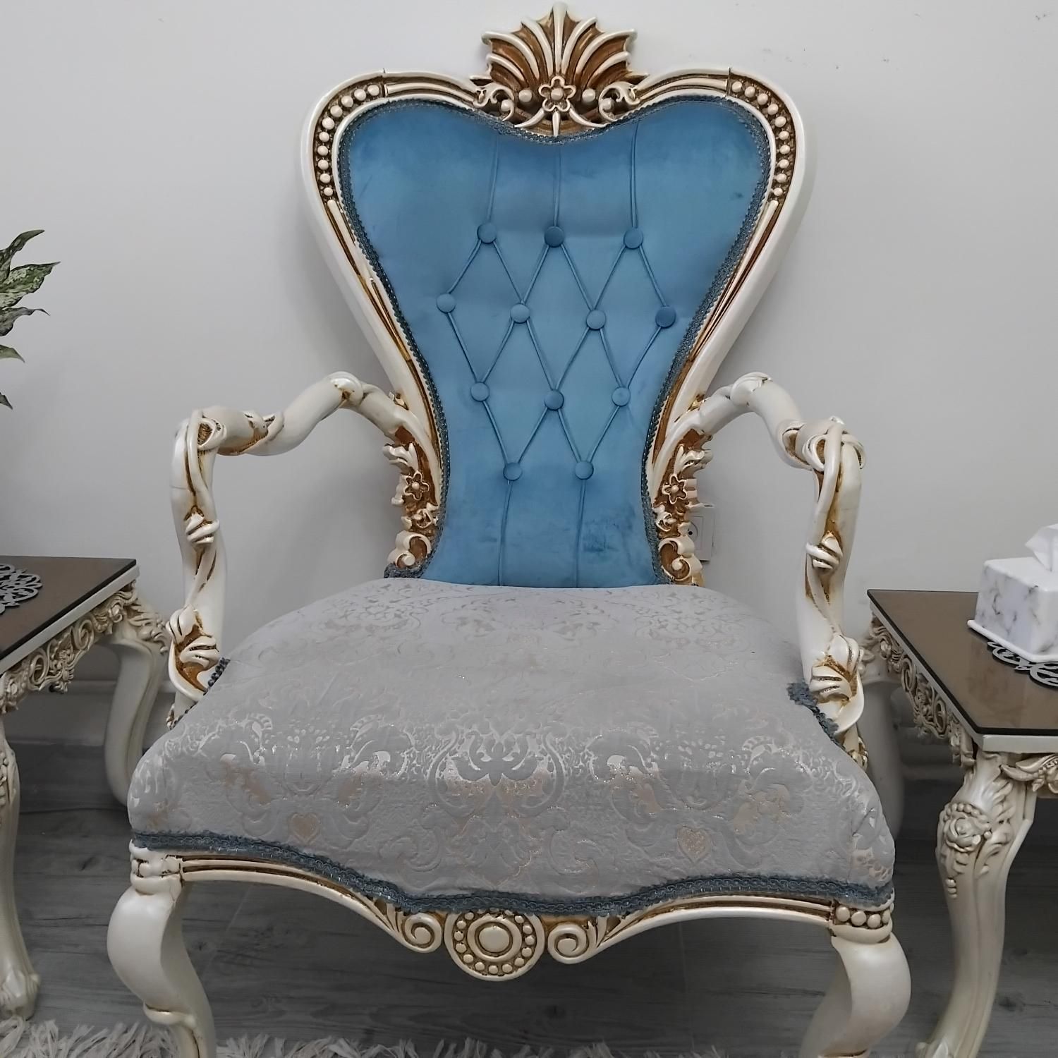 مبلمان ۹ نفره استیل|مبلمان خانگی و میز عسلی|تهران, تهران‌نو|دیوار