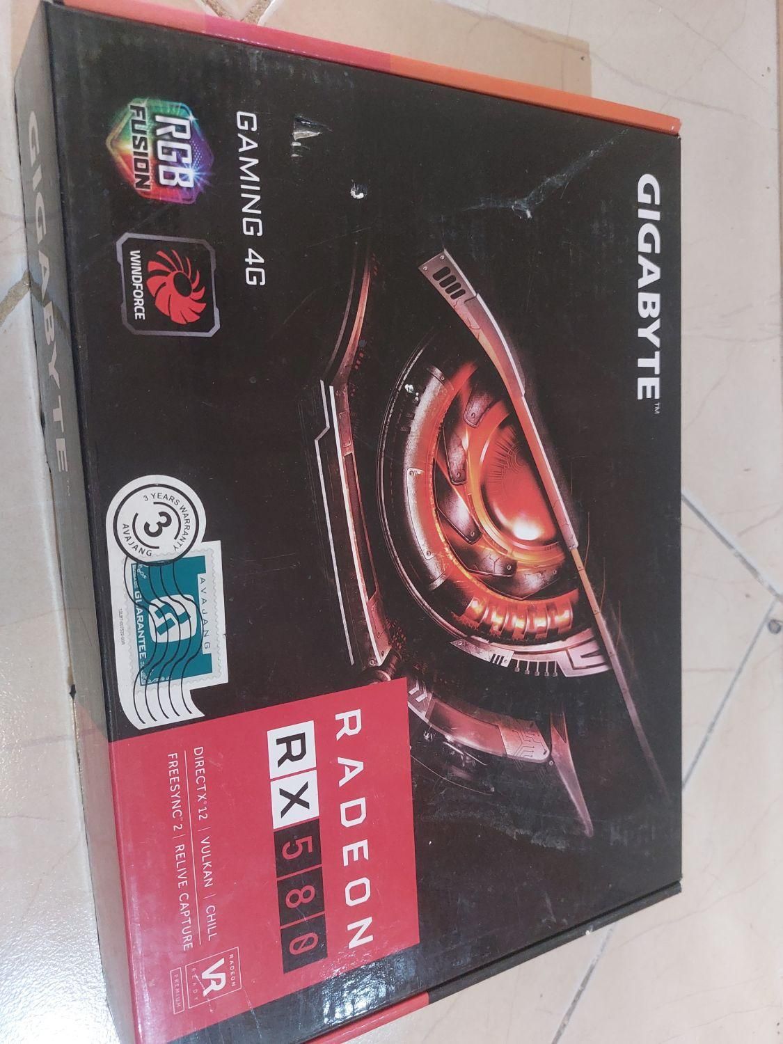 4g  rx 580 کارت گرافیک|قطعات و لوازم جانبی رایانه|تهران, طرشت|دیوار