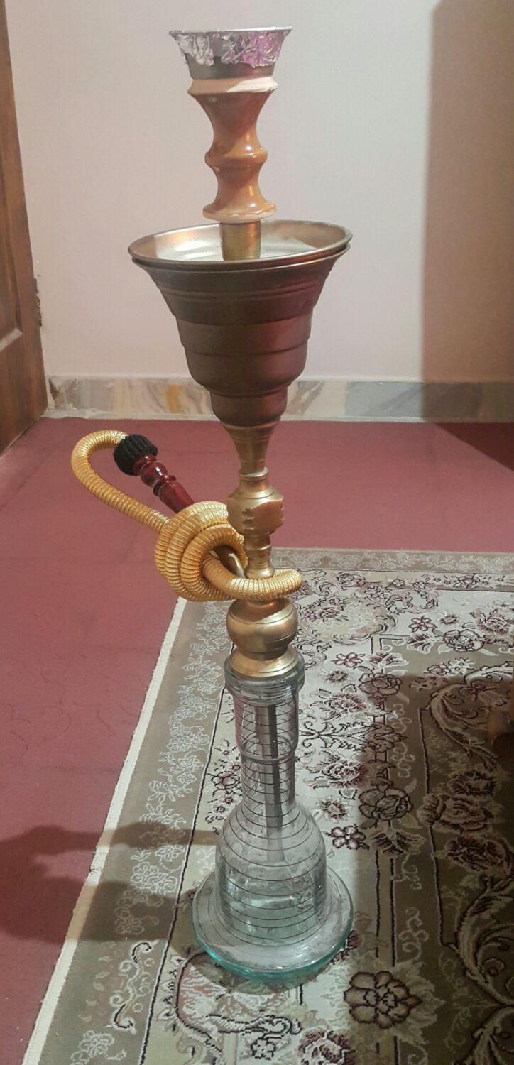 قلیان عربی تنه برنج اصل|صنایع دستی و سایر لوازم تزئینی|تهران, عبدل‌آباد|دیوار
