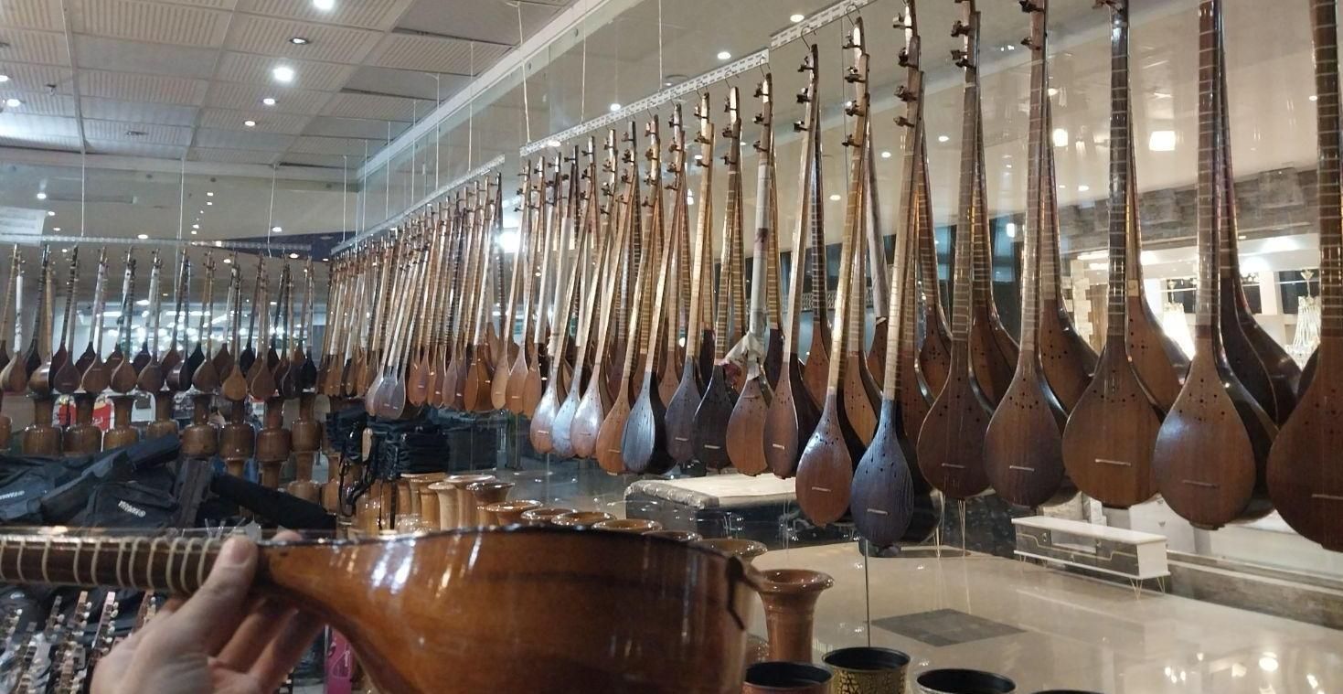 سه تار آریا مفتاحی چوب گردو|سازهای سنتی|مشهد, وحدت|دیوار