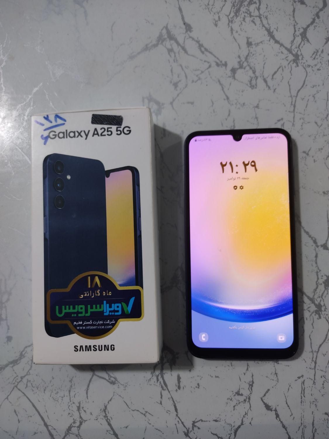 سامسونگ Galaxy A25 5G در حدنو حافظه 128 گیگ رام 6|موبایل|تهران, دولت‌آباد|دیوار