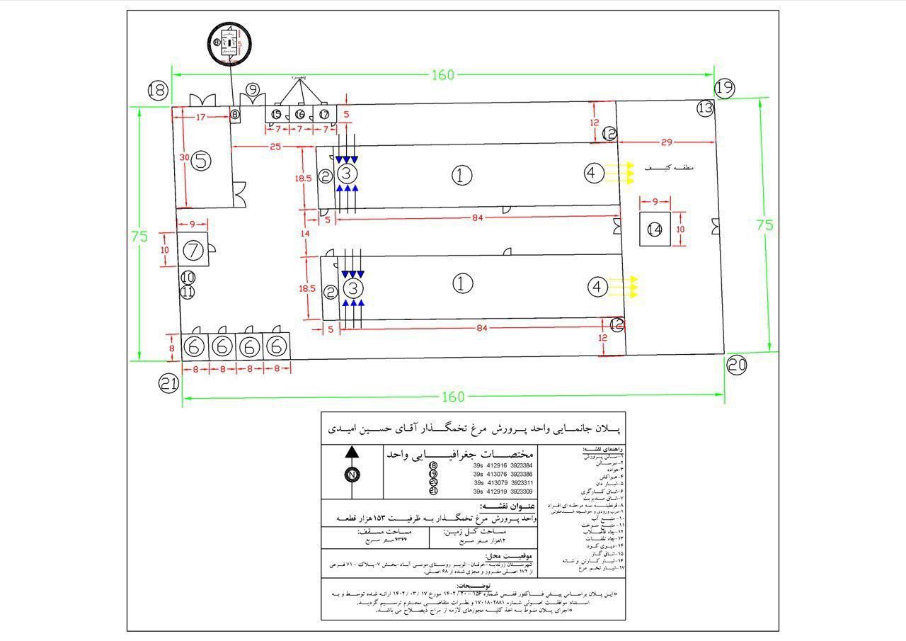 مجوز مرغداری تخم گذار(۱۵۳ هزارتایی) به همراه زمین|فروش دفتر صنعتی، کشاورزی، تجاری|تهران, اسکندری|دیوار