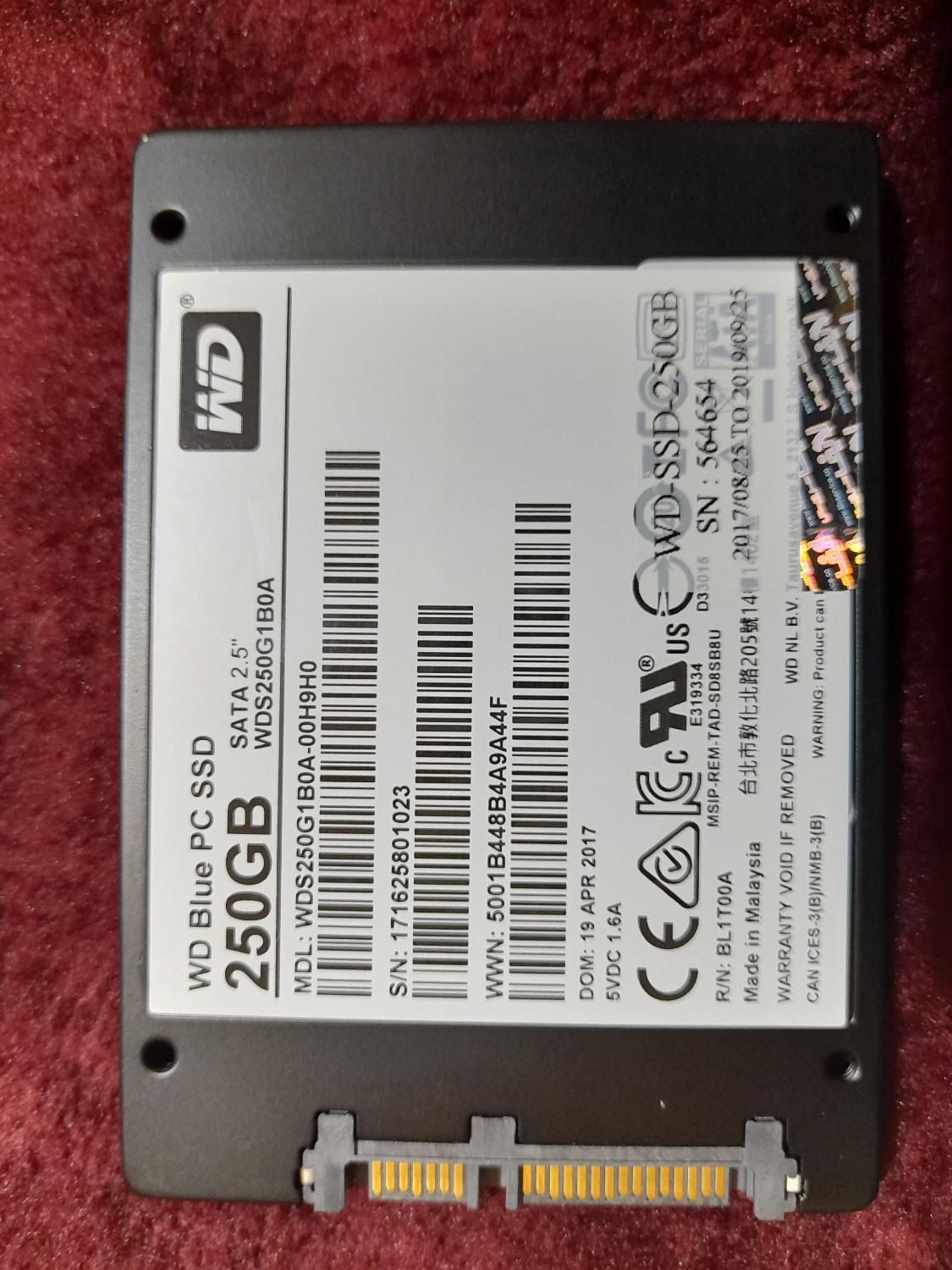 هارد SSD 250Gb|قطعات و لوازم جانبی رایانه|تهران, میرداماد|دیوار