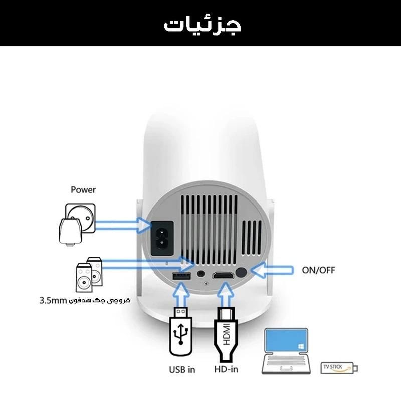 ویدئو پروژکتور مدل HY-300 Android|تلویزیون و پروژکتور|تهران, ایرانشهر|دیوار