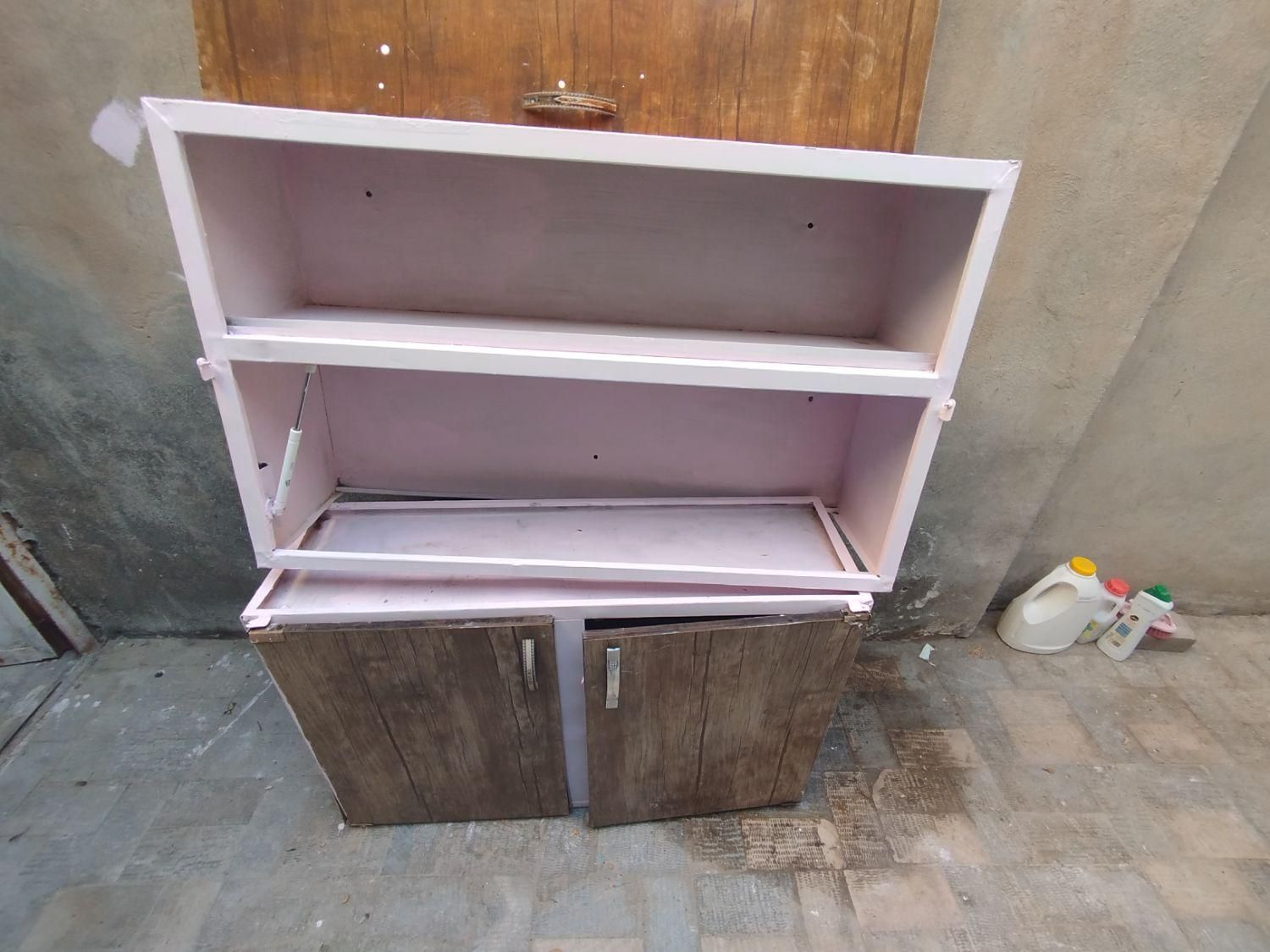 کابینت فلزی درب ام دی اف|آب‌چکان و نظم‌دهنده ظروف|تربت‌حیدریه, آغوی|دیوار