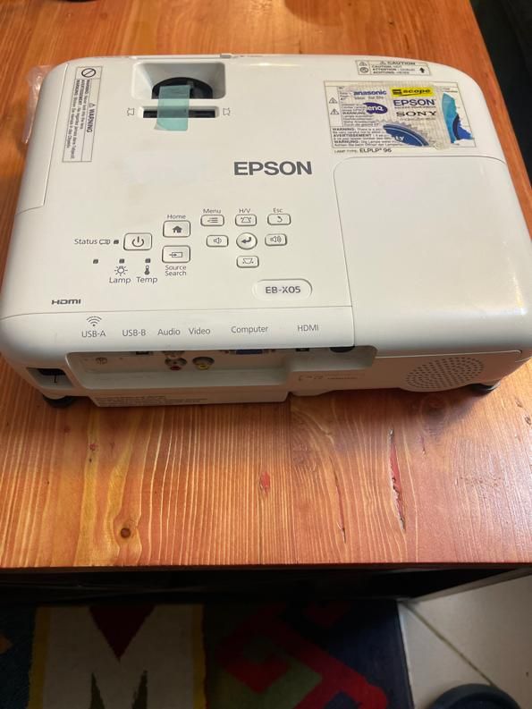 ویدیو پروژکتور EPSON EBX05|تلویزیون و پروژکتور|تهران, شهرک راه‌آهن|دیوار