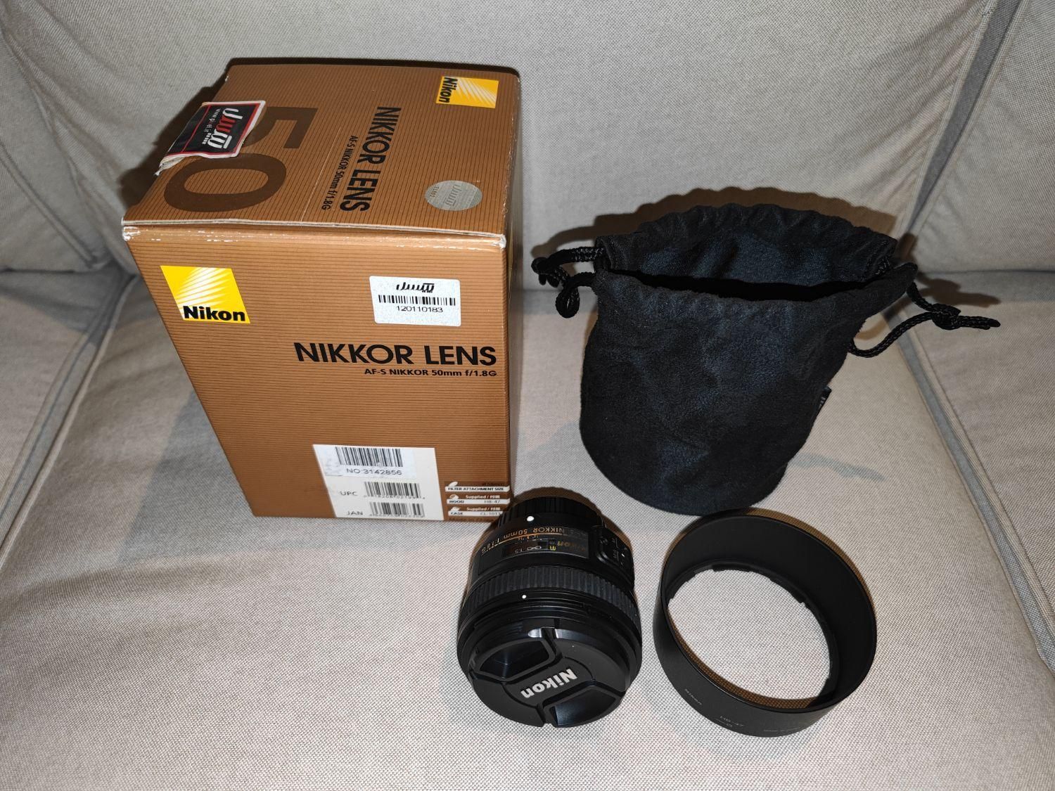 لنز نیکون Nikon af-s Nikkor 50mm f/1.8G|دوربین عکاسی و فیلم‌برداری|تهران, ستارخان|دیوار