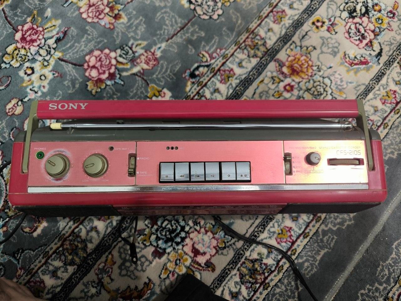 رادیو ضبط سونی سالم sony|سیستم صوتی خانگی|اندیشه, |دیوار
