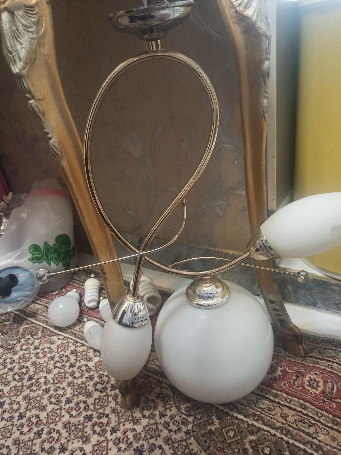 لوستر سه شاخه|لوستر و چراغ آویز|تبریز, |دیوار