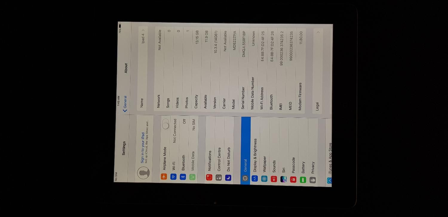 تبلت APPLE ipad 4 A1460|تبلت|تهران, میدان ولیعصر|دیوار