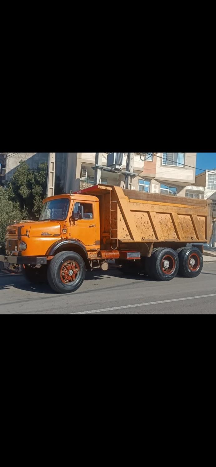 بنز دهچرخ زیر مایلر کمپرسی بی رنگ|خودرو سنگین|تهران, سیدخندان|دیوار