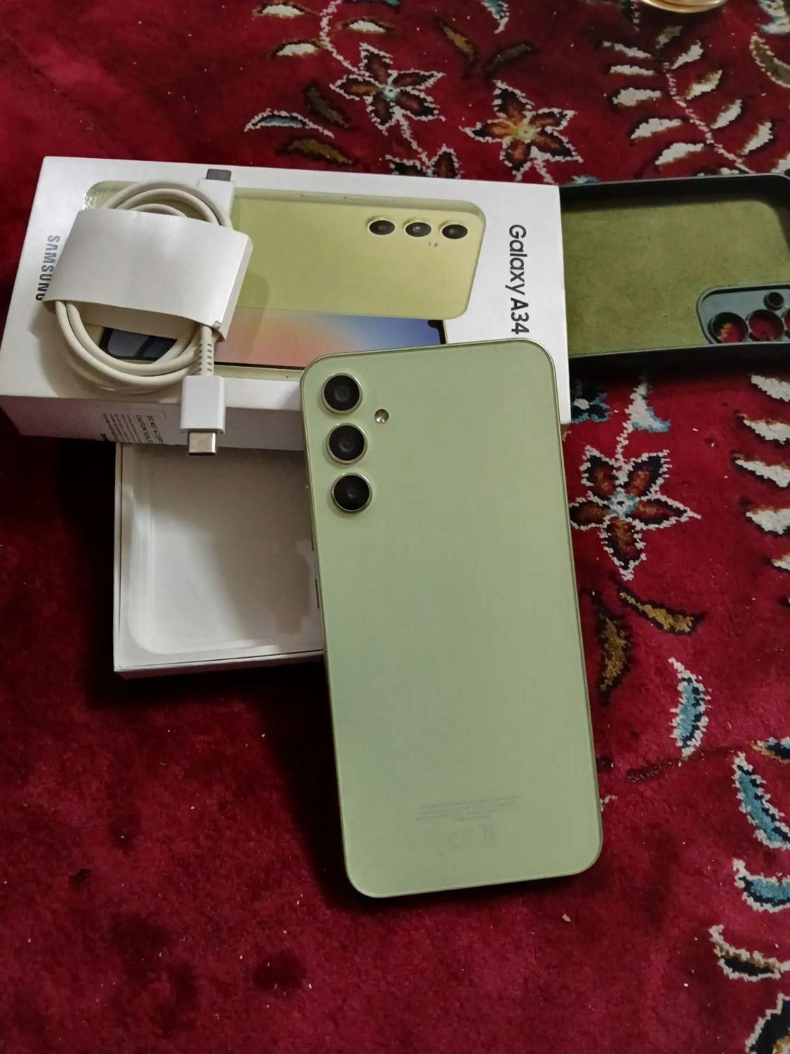 سامسونگ Galaxy A34 با حافظهٔ ۲۵۶ گیگابایت|موبایل|تهران, آذری|دیوار