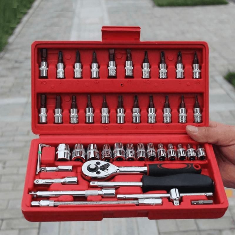 همه ابزارای کاربردی یه‌جا/جعبه بکس ۴۶پارچ/TotalFix|ابزارآلات|برازجان, |دیوار