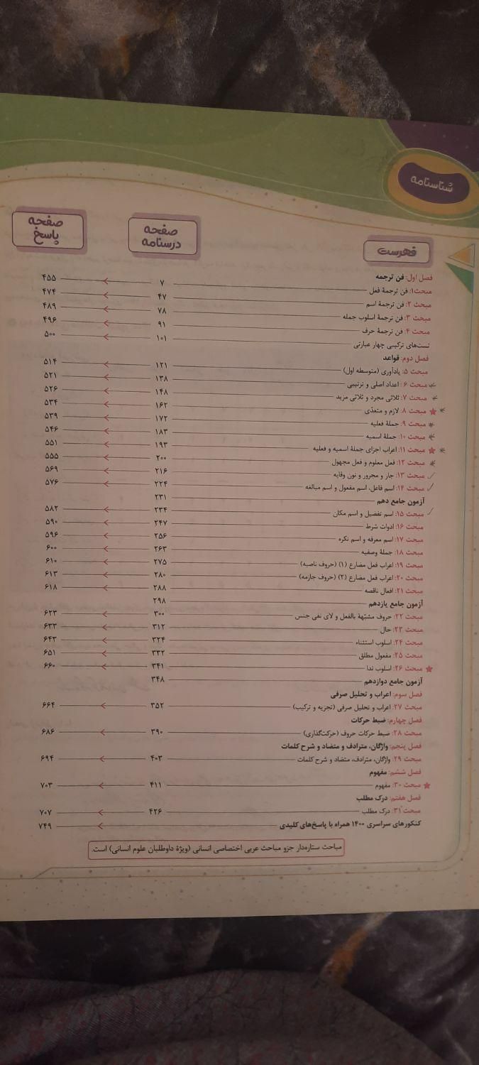 کتاب عربی نو مناسب تمامی رشته ها|لوازم التحریر|تهران, تهرانپارس غربی|دیوار