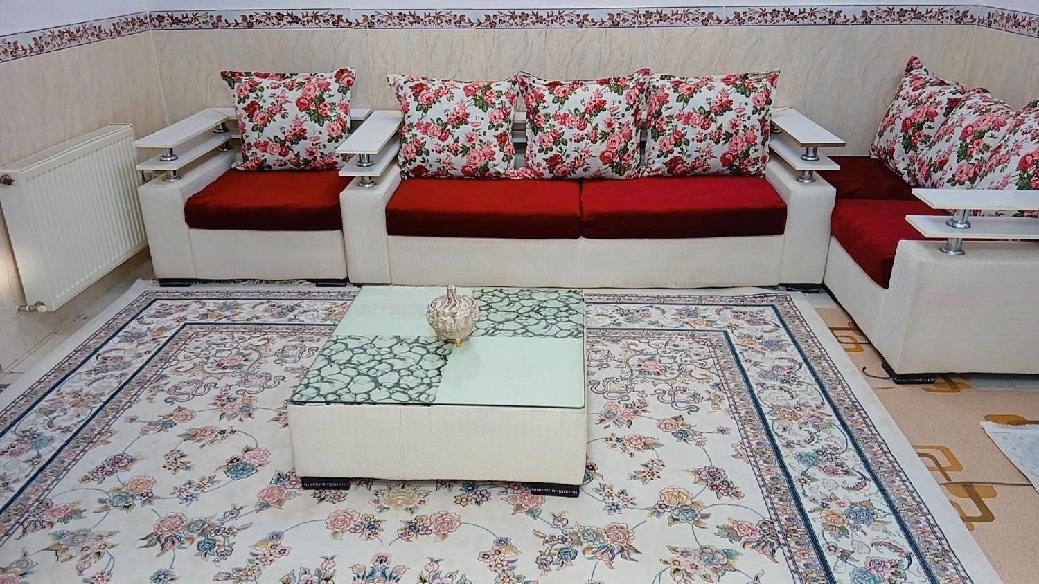 مبل ۷نفره|مبلمان خانگی و میز عسلی|جوانرود, |دیوار
