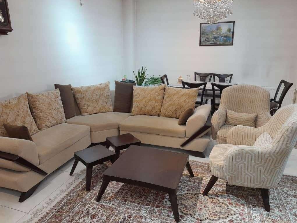 *تخفیف*یک ست مبل ال ۷ نفره + یک نیم ست ۴ نفره|مبلمان خانگی و میز عسلی|تهران, میدان حر|دیوار