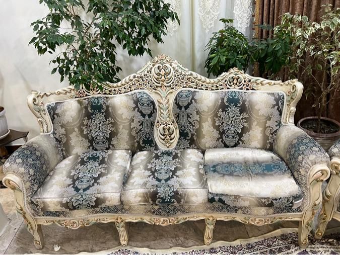 مبل استیل ۹ نفره|مبلمان خانگی و میز عسلی|تهران, شهرک دریا|دیوار