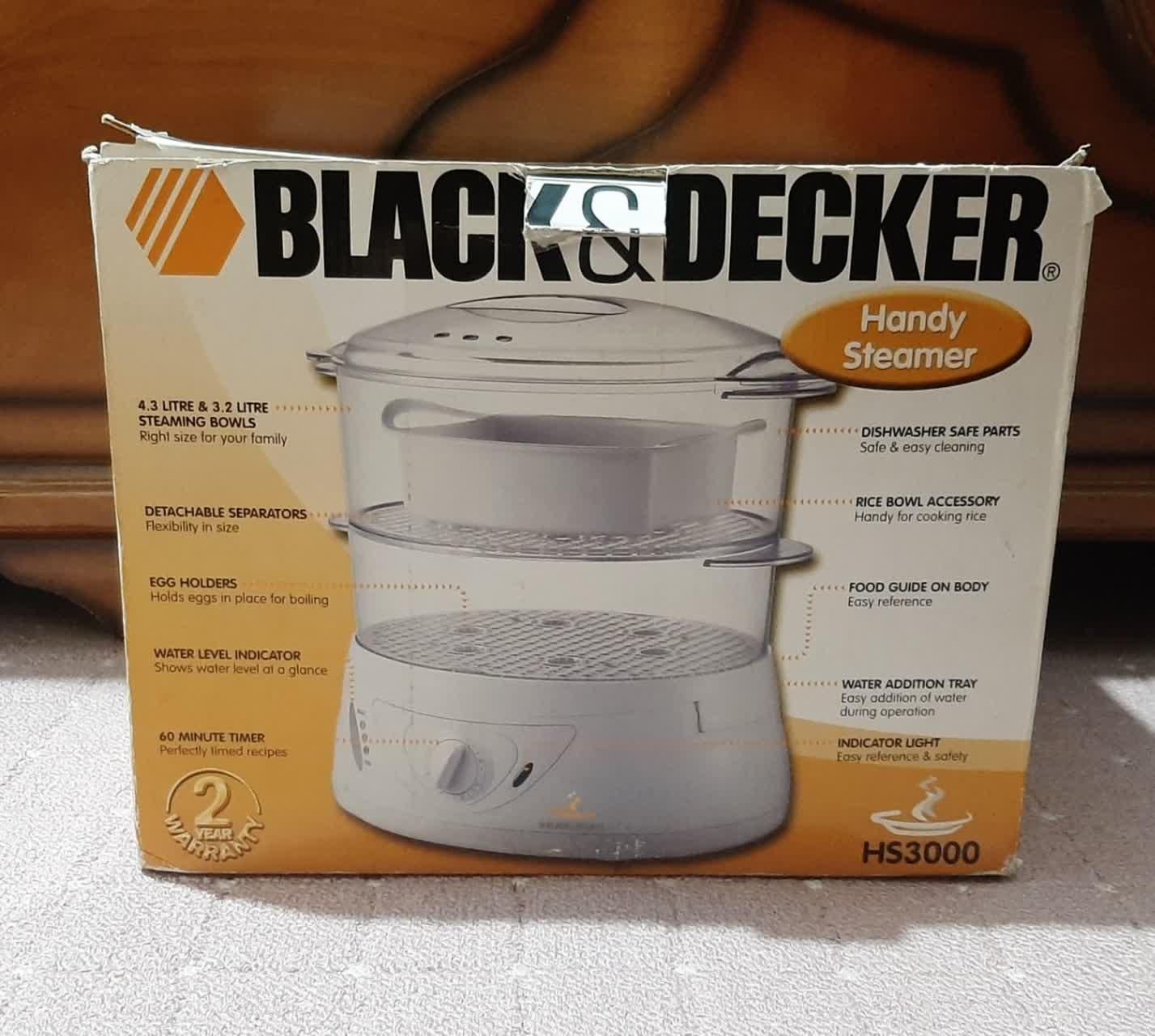 بخارپز black & decker انگلیسی|اجاق گاز و لوازم برقی پخت‌وپز|تهران, دروس|دیوار