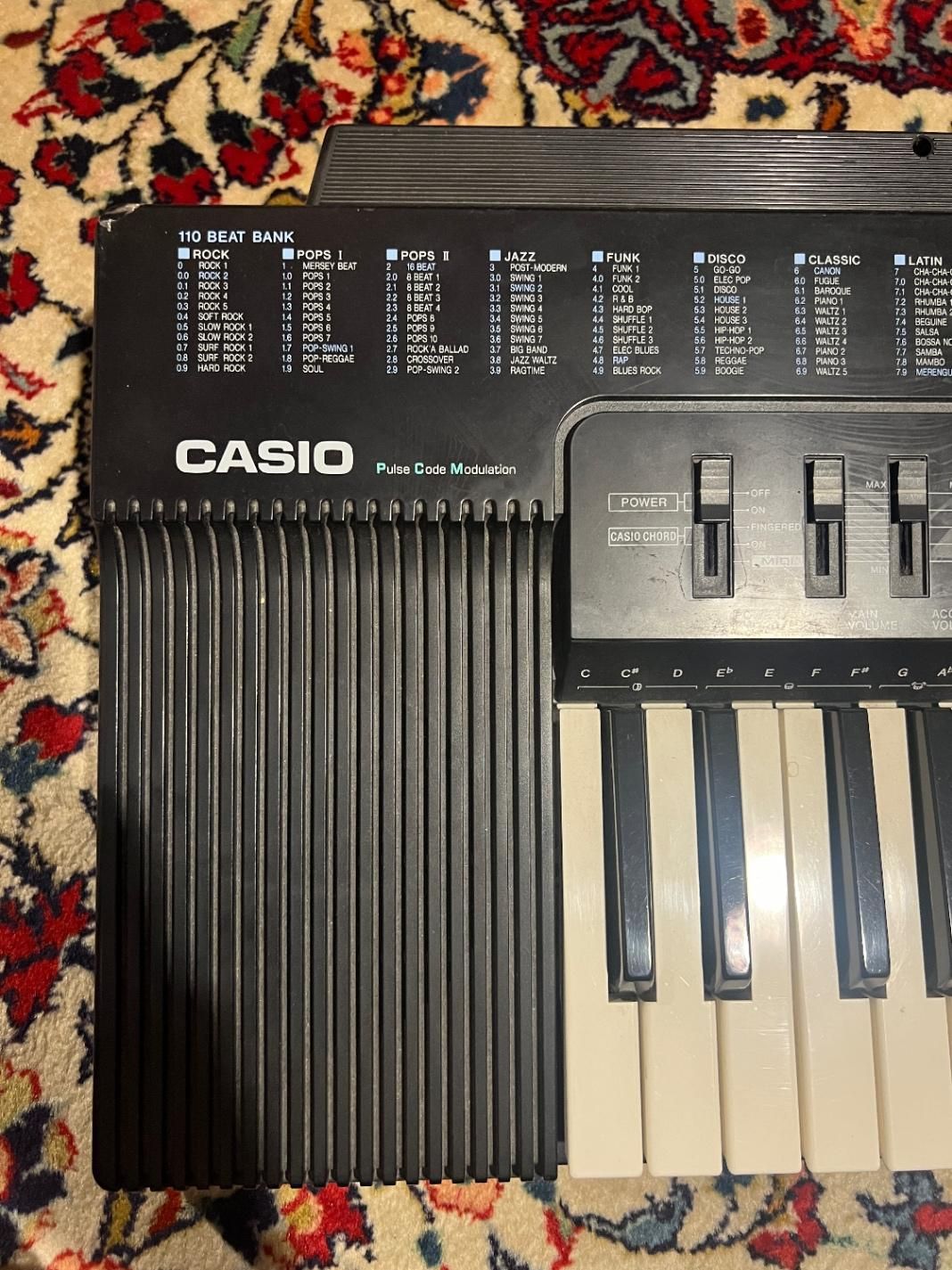 ارگ CASIO CT-470|پیانو، کیبورد، آکاردئون|تهران, تهرانپارس غربی|دیوار