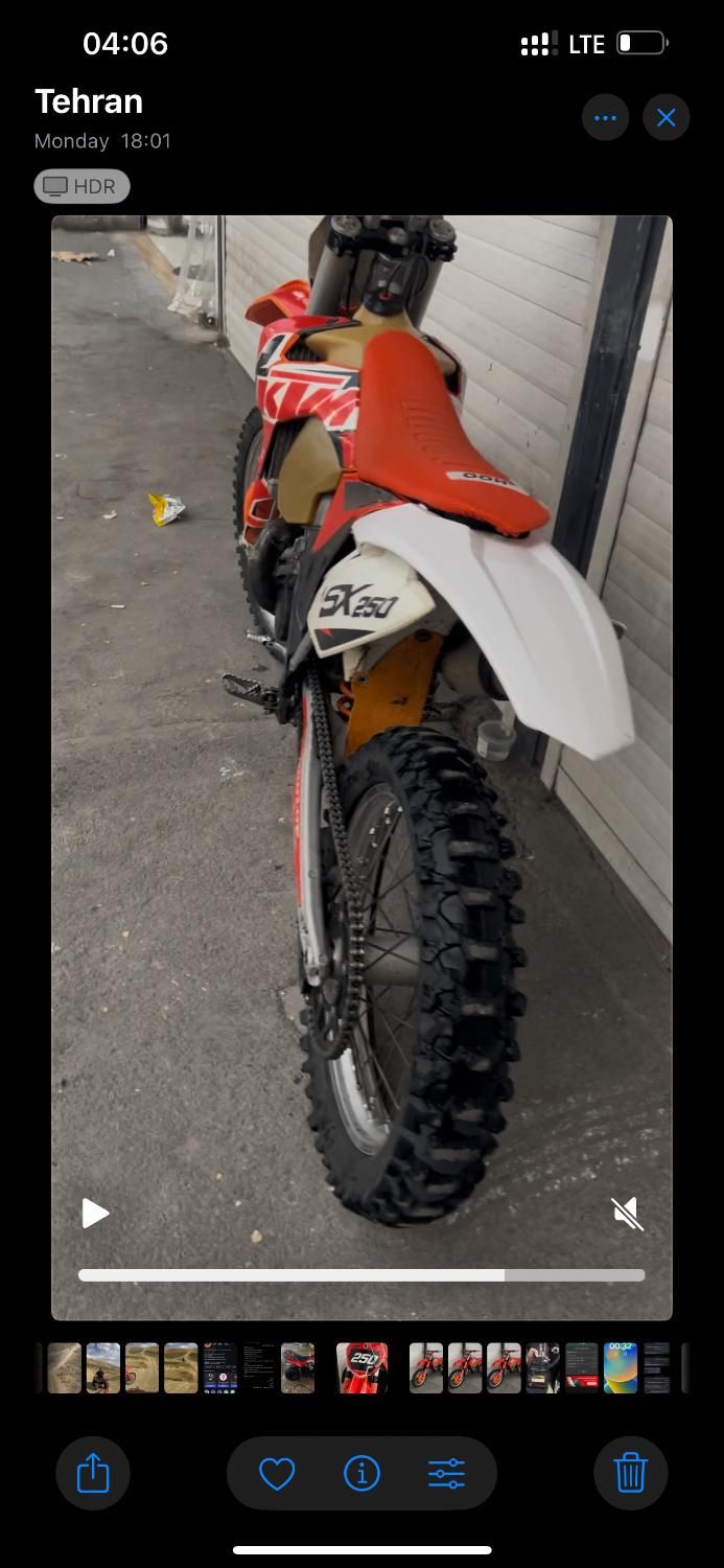 Ktm 250 sx 2014|موتورسیکلت|تهران, فرمانیه|دیوار