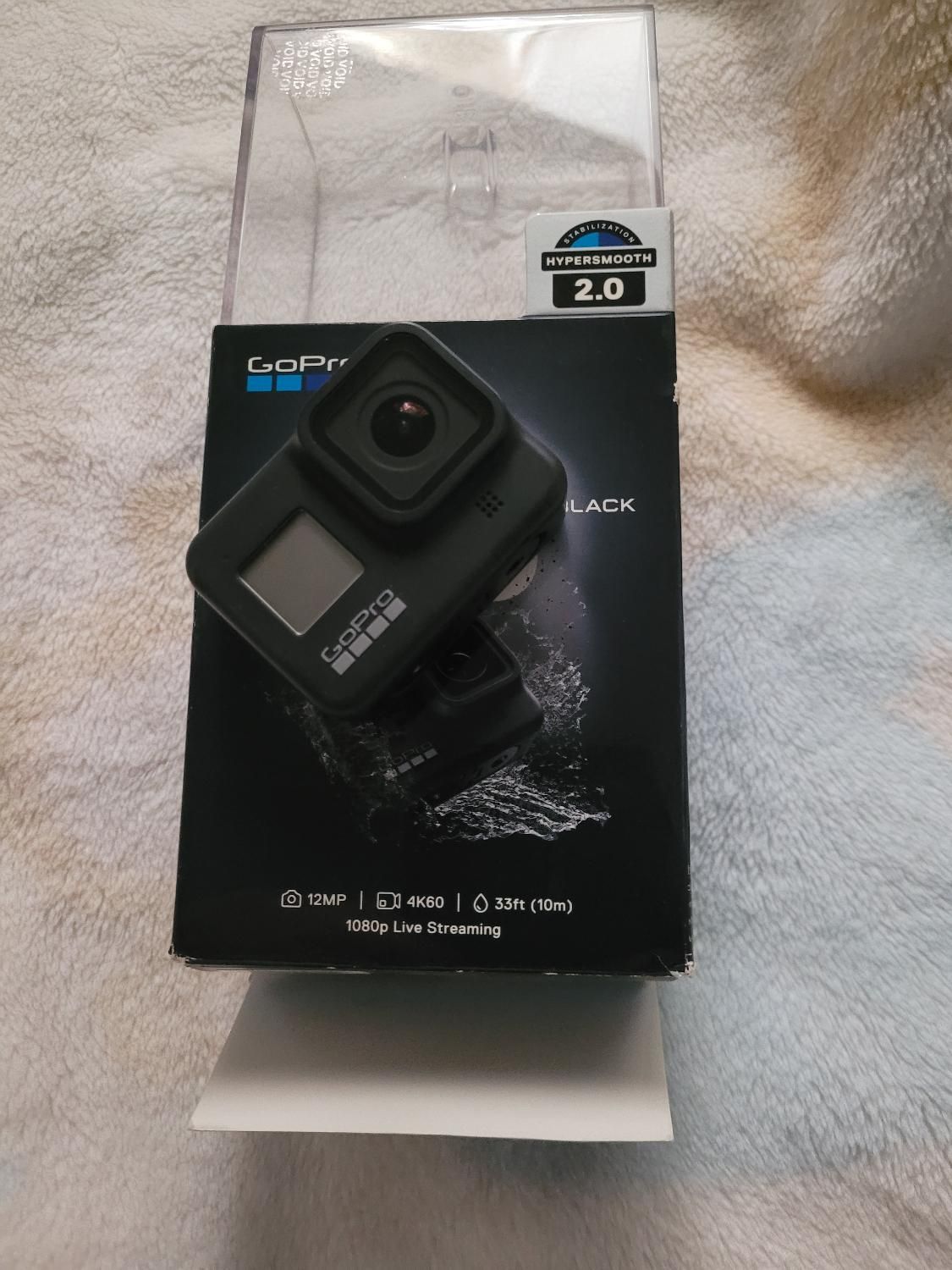 گوپرو بلک هرو ۸ gopro black hero با باطری اضافه|دوربین عکاسی و فیلم‌برداری|تهران, شهرک نفت (منطقه ۱)|دیوار