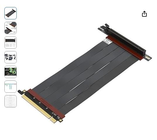 کابل LINKUP . Ultra PCIe 4.0 X16 Riser|قطعات و لوازم جانبی رایانه|تهران, نیلوفر|دیوار