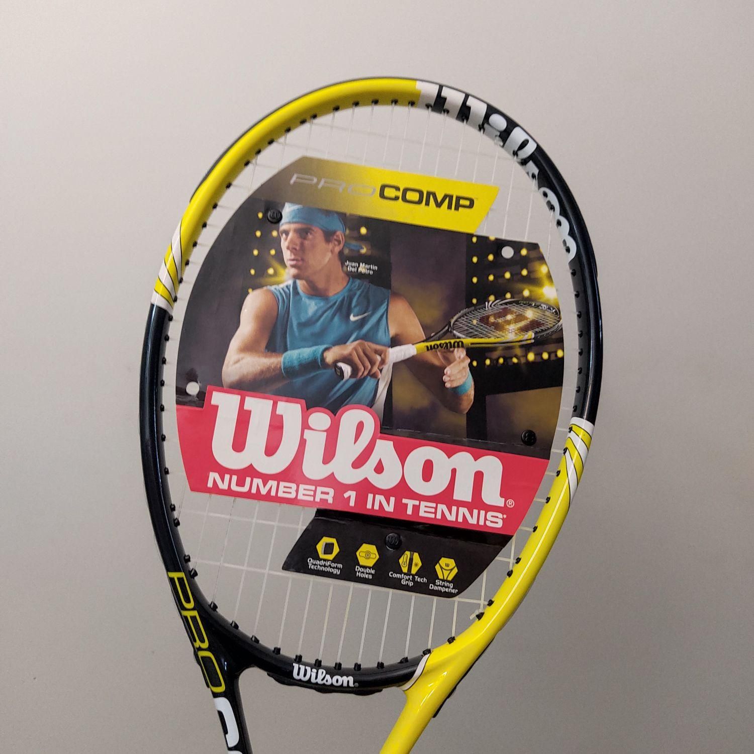 راکت تنیس ویلسون Wilson pro comp|ورزش‌های توپی|تهران, پاسداران|دیوار