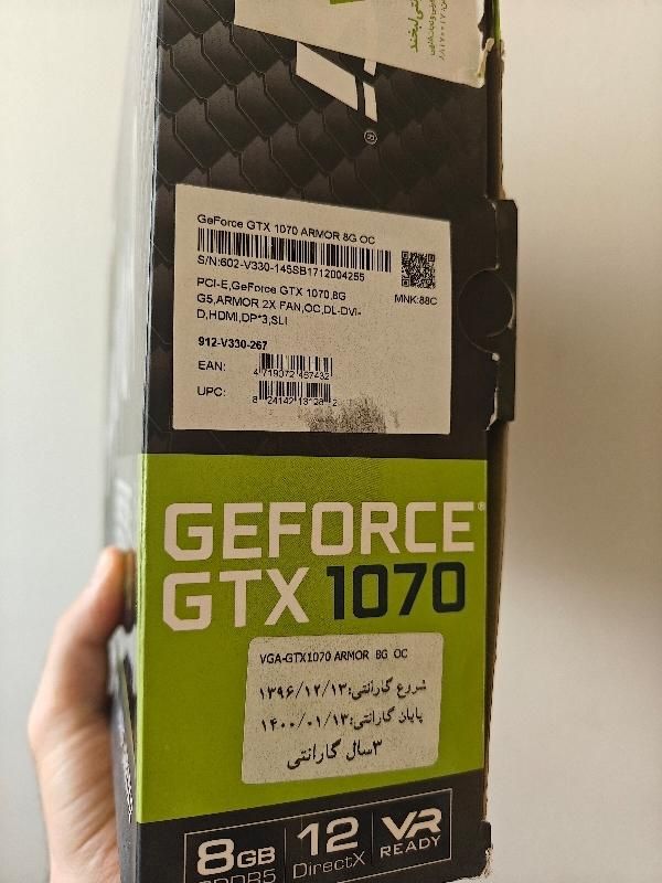 MSI Geforce GTX 1070 Armor 8GB OC|قطعات و لوازم جانبی رایانه|اصفهان, مهرآباد|دیوار