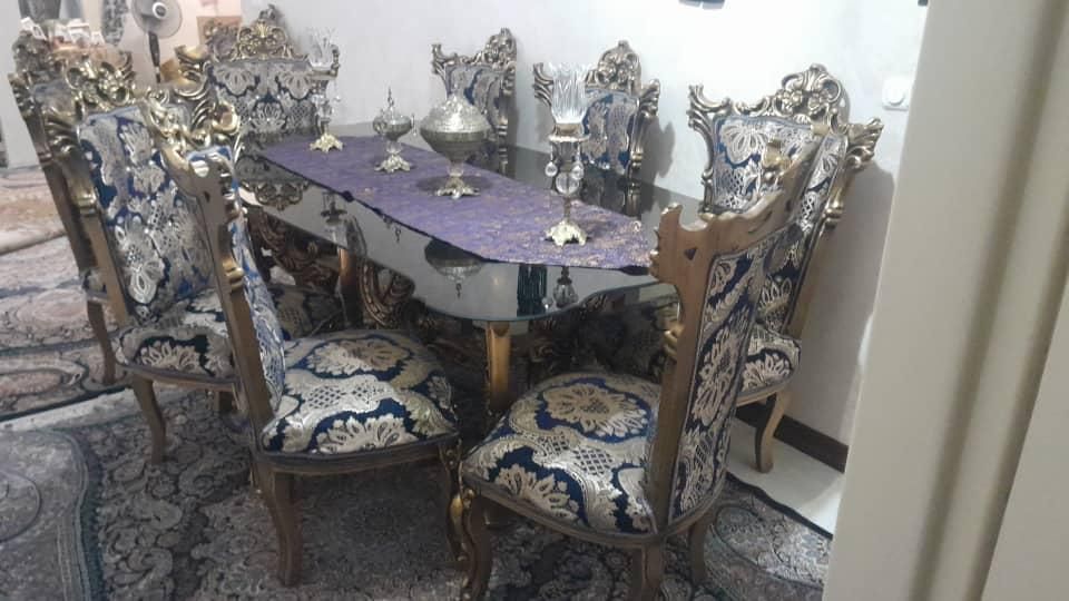 مبل سلطنتی ۹ نفره|مبلمان خانگی و میز عسلی|تهران, مهرآباد جنوبی|دیوار