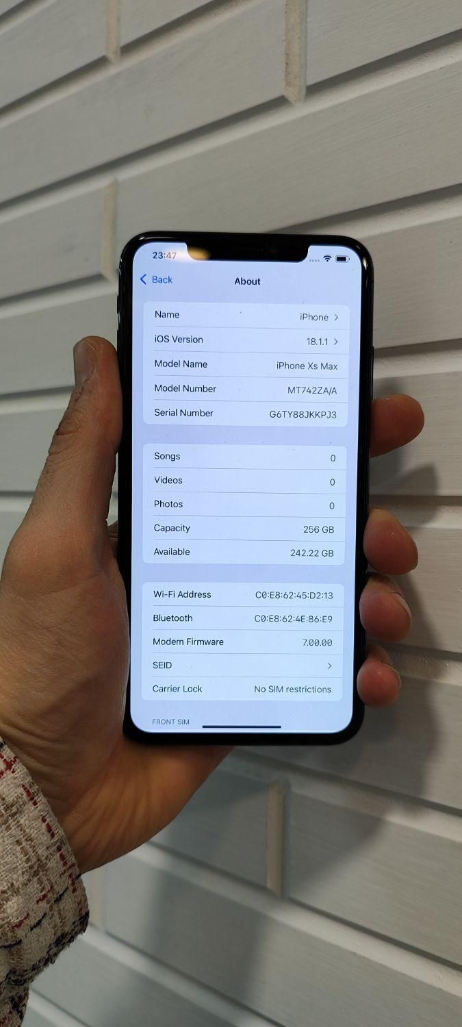 اپل iPhone XS Max ۲۵۶ گیگابایت|موبایل|تهران, صادقیه|دیوار