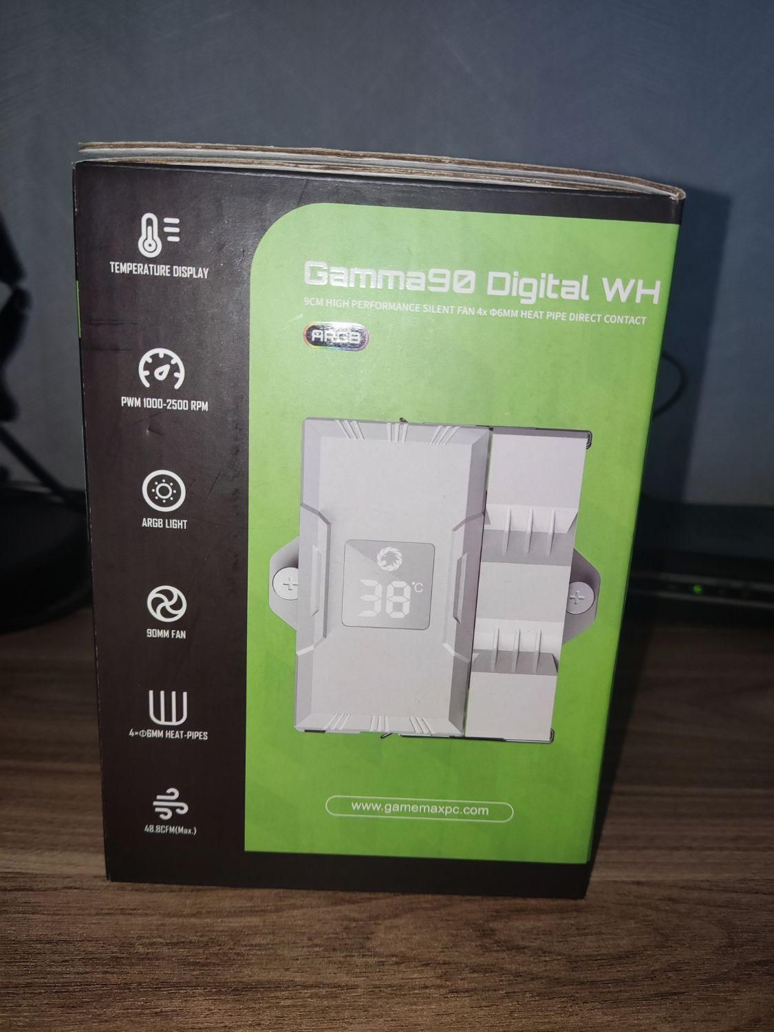 فن خنک کننده cpu gamma 90 digital wh|قطعات و لوازم جانبی رایانه|بروجرد, |دیوار