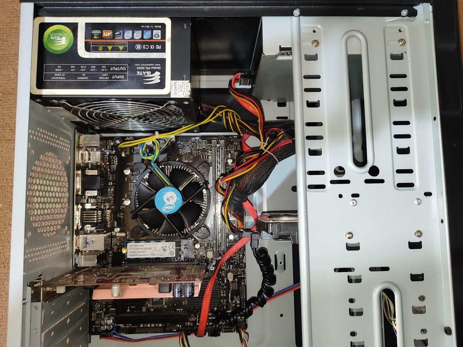 کیس ddr4 نسل ۹ با رم ۸ هارد M2 و ۵۰۰ گرافیک ۱|رایانه رومیزی|چالوس, |دیوار