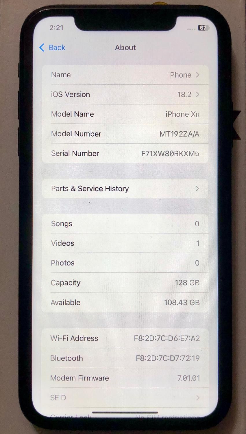 ایفون Iphone Xr دو سیم ZAA باطری ۱۰۰|موبایل|تهران, سعادت‌آباد|دیوار