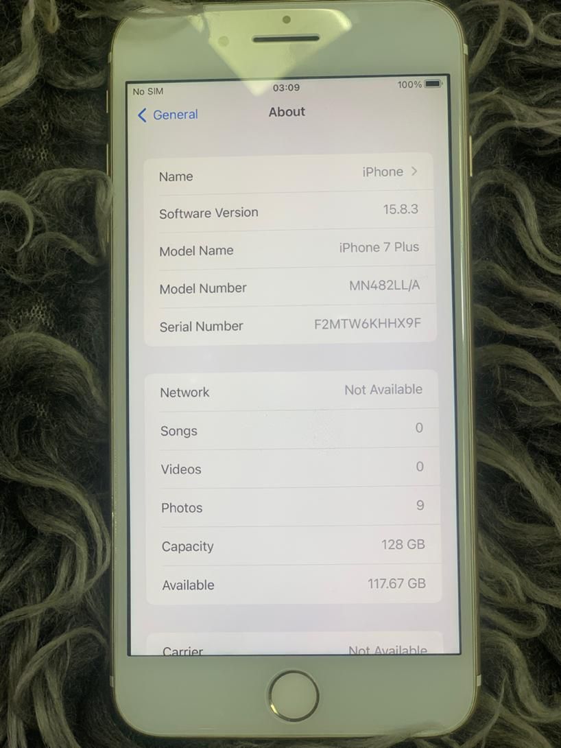 اپل iPhone 7 Plus با حافظهٔ ۱۲۸ گیگابایت|موبایل|تهران, شیوا|دیوار