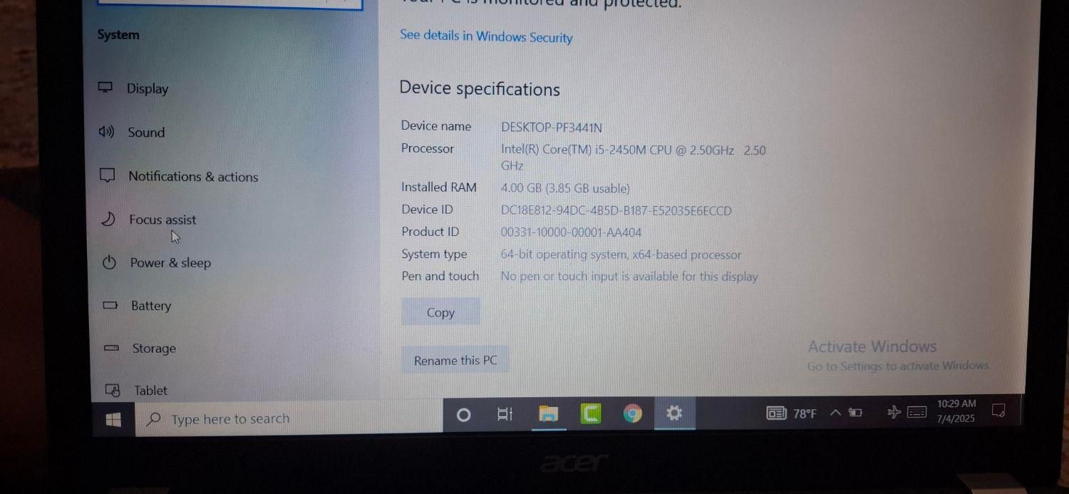 لب تاب ever core i5|رایانه همراه|تهران, یافت‌آباد|دیوار