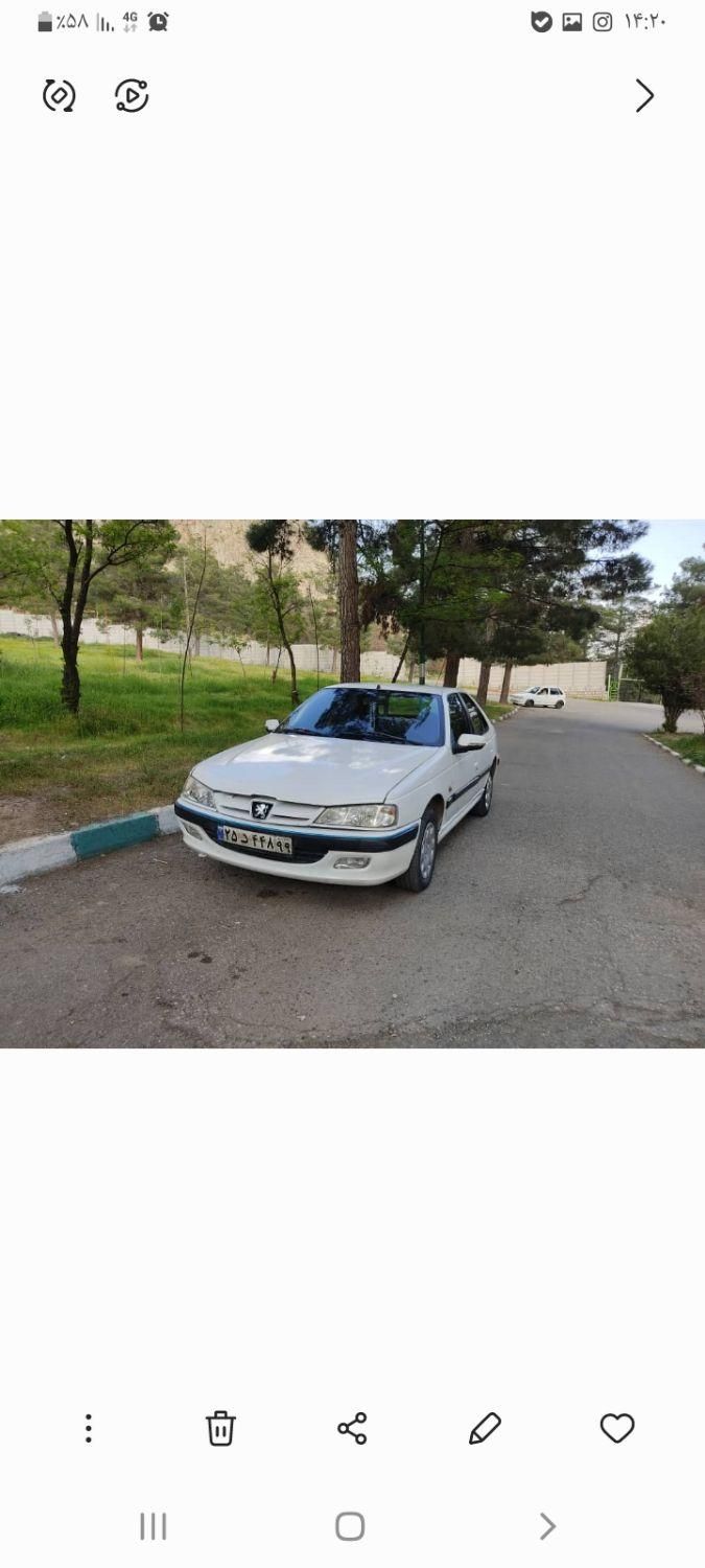 پژو پارس ساده، مدل ۱۳۸۷|خودرو سواری و وانت|تهران, بهارستان|دیوار