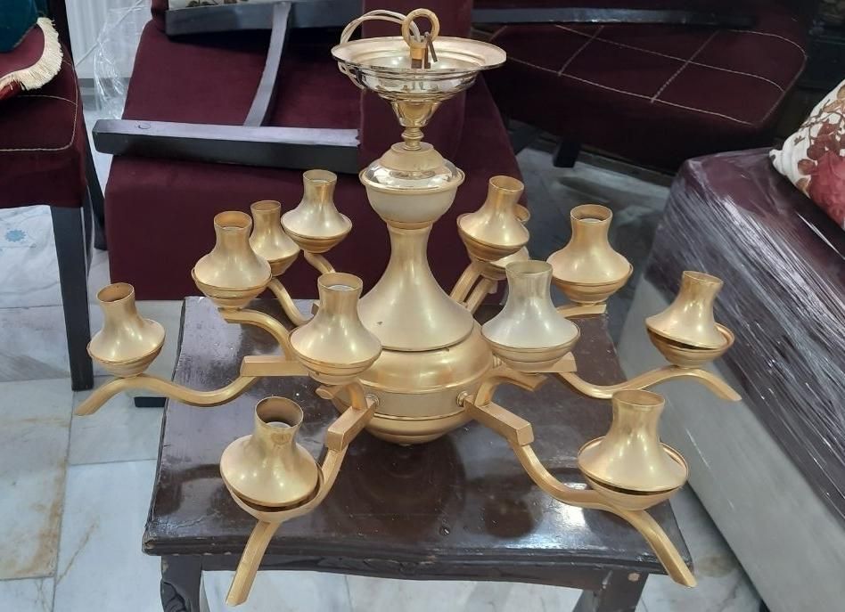 ۲عددلوستر طرح برنزی|لوستر و چراغ آویز|تهران, سیدخندان|دیوار