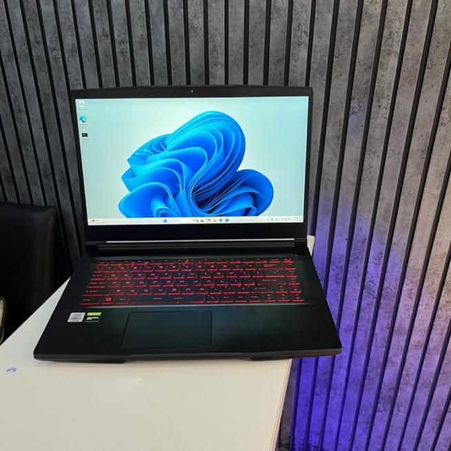 لپتاپ MSIگیمینگ core i7 گرافیکGTX Tiنسل۱۰ باجعبه|رایانه همراه|تهران, میرداماد|دیوار