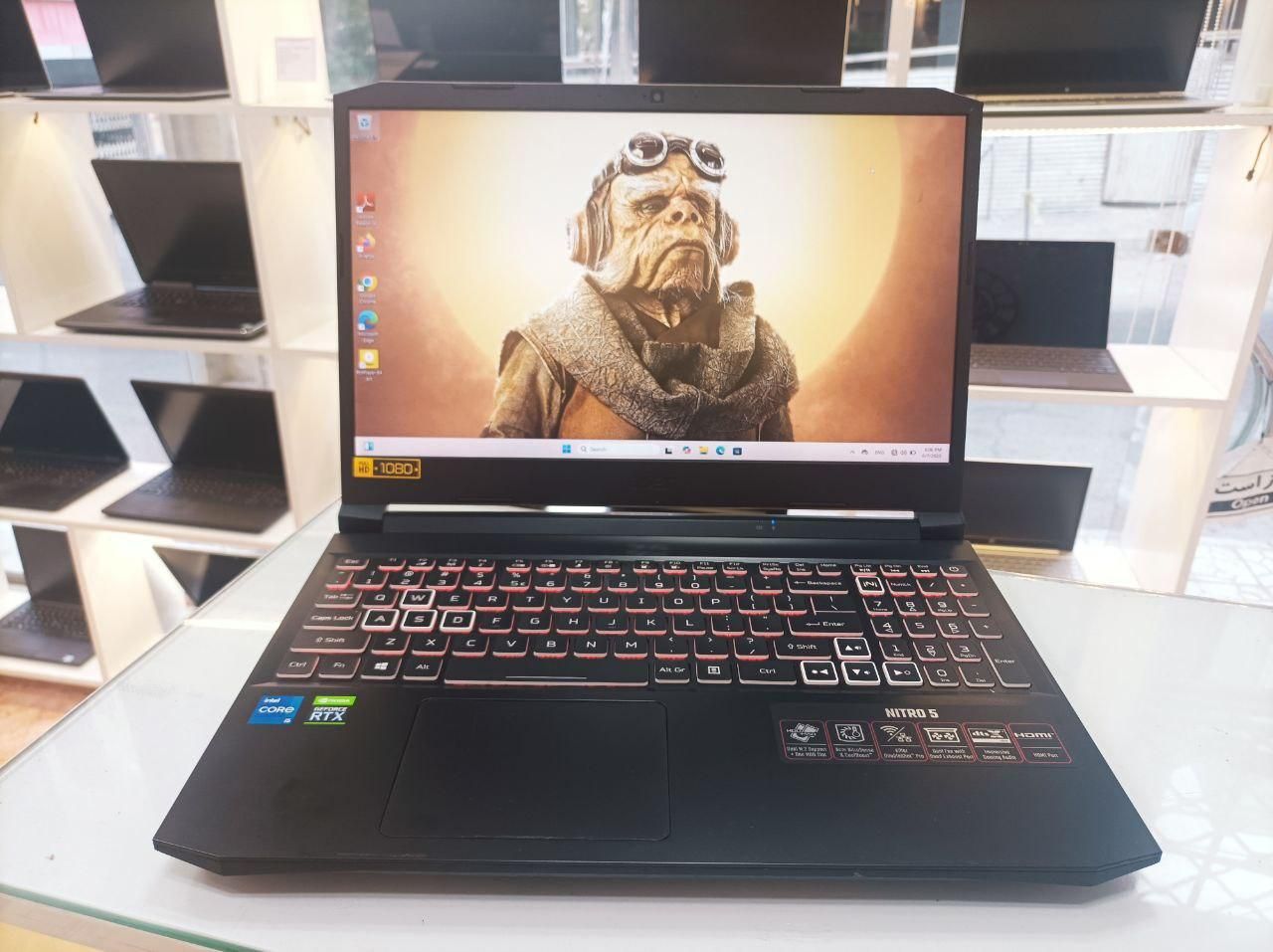 لپ تاپ گیمینگ acer nitro 57         فروش اقساطی|رایانه همراه|سمنان, |دیوار