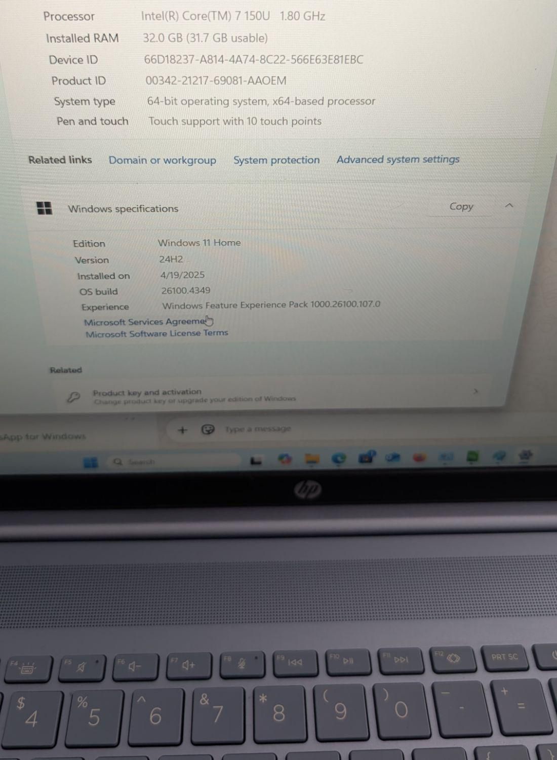 touch  HP pavilion 16inch  همراه کیف/کاور نو|رایانه همراه|تهران, زرگنده|دیوار