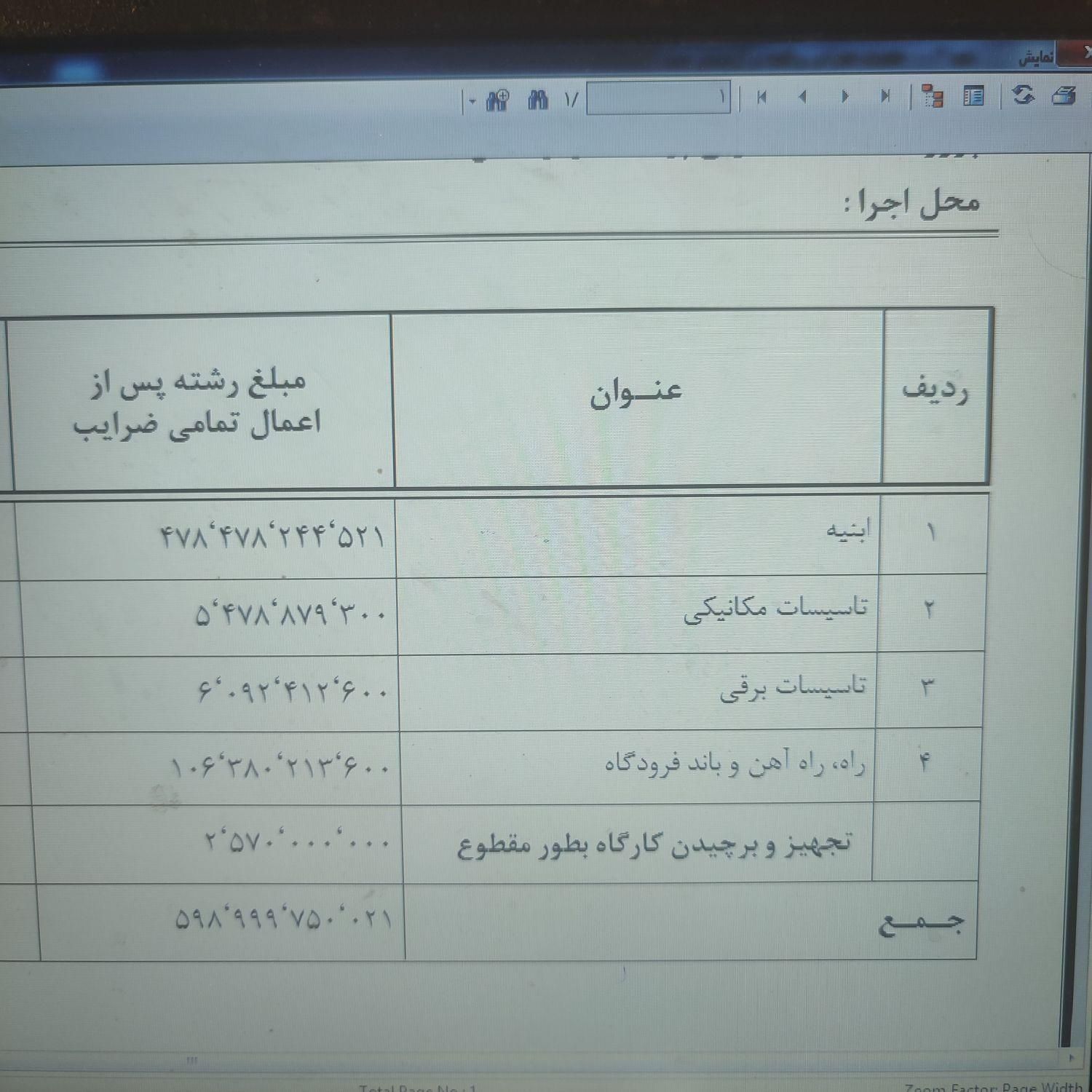 صورت وضعیت آنالیز تعدیل تکسا|خدمات مالی، حسابداری، بیمه|تهران, دانشگاه تهران|دیوار