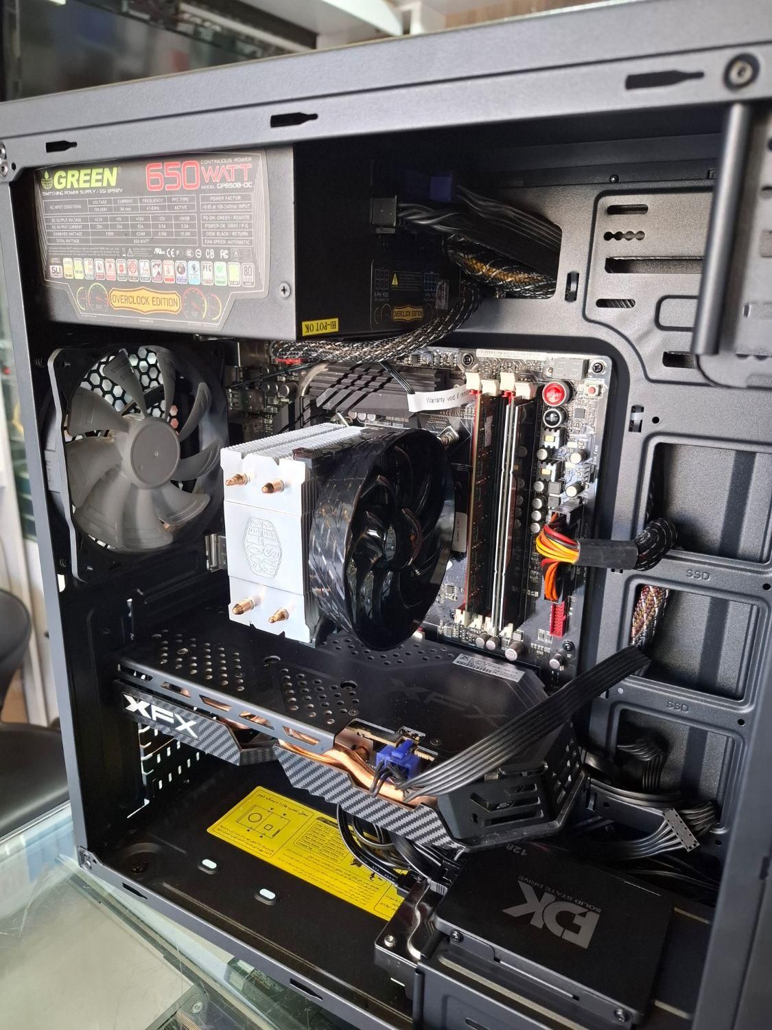 کیس استوک گیمینگ با گرافیک RX 580|رایانه رومیزی|مشهد, هفده شهریور|دیوار