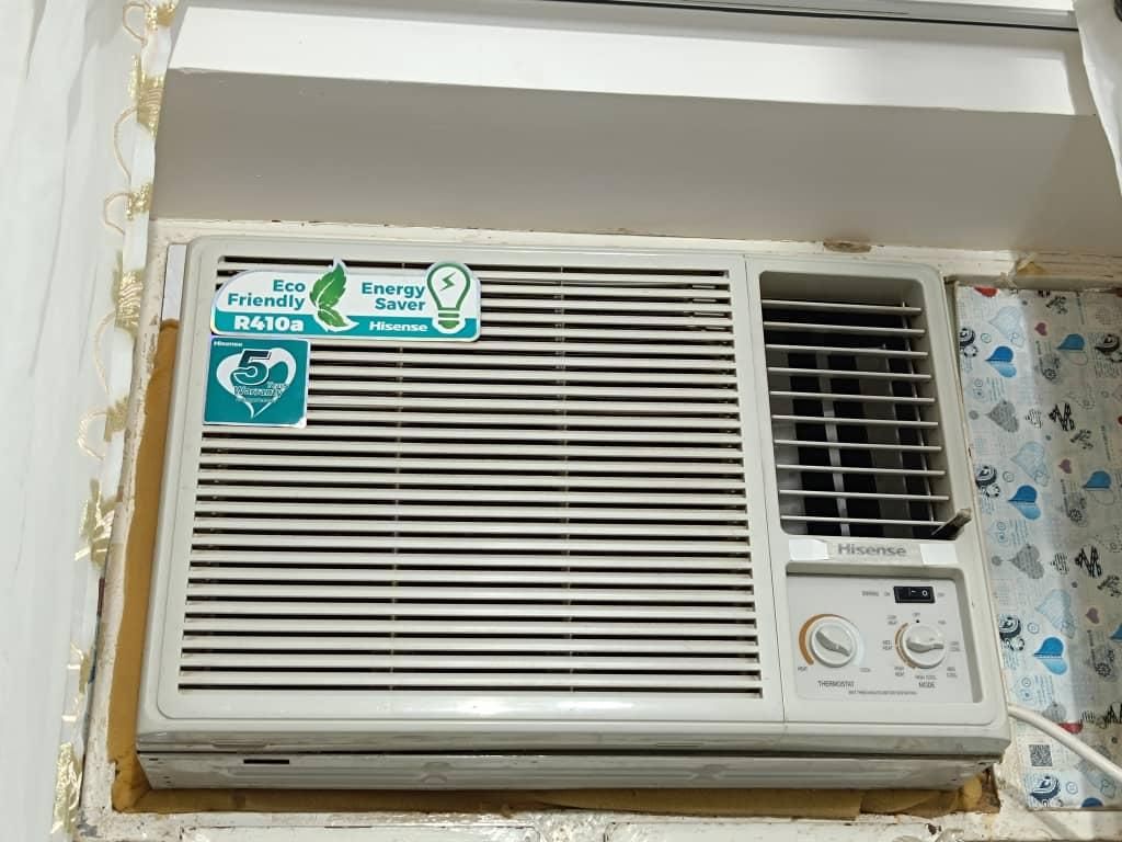 کولر پنجره ای hisense ex|کولر گازی و فن‌کوئل|قشم, |دیوار