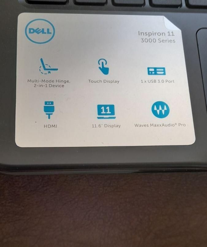 لب‌تاپ دل مدل Inspiron 11 3000 Series|رایانه همراه|شیراز, تاچارا|دیوار
