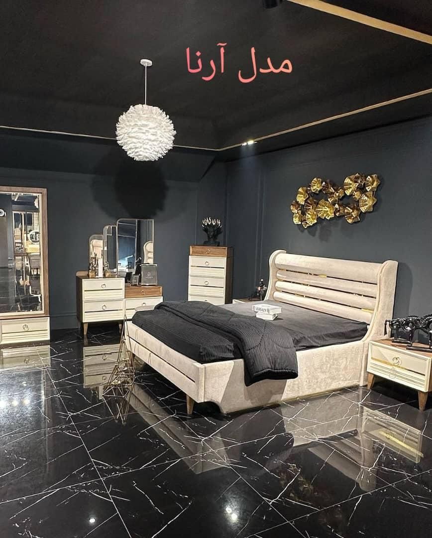 تخت خواب آرنا (اقساط ۲۴ ماهه بدون پیش پرداخت)|تخت و سرویس خواب|اردبیل, |دیوار