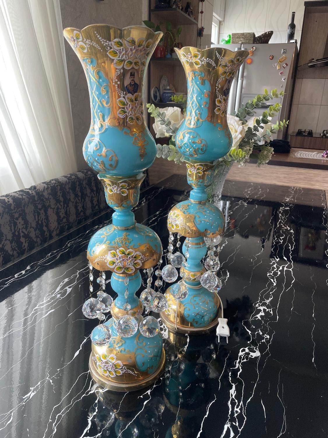 شمعدونی شاه عباس برقی|صنایع دستی و سایر لوازم تزئینی|تهران, شهرک صدرا|دیوار