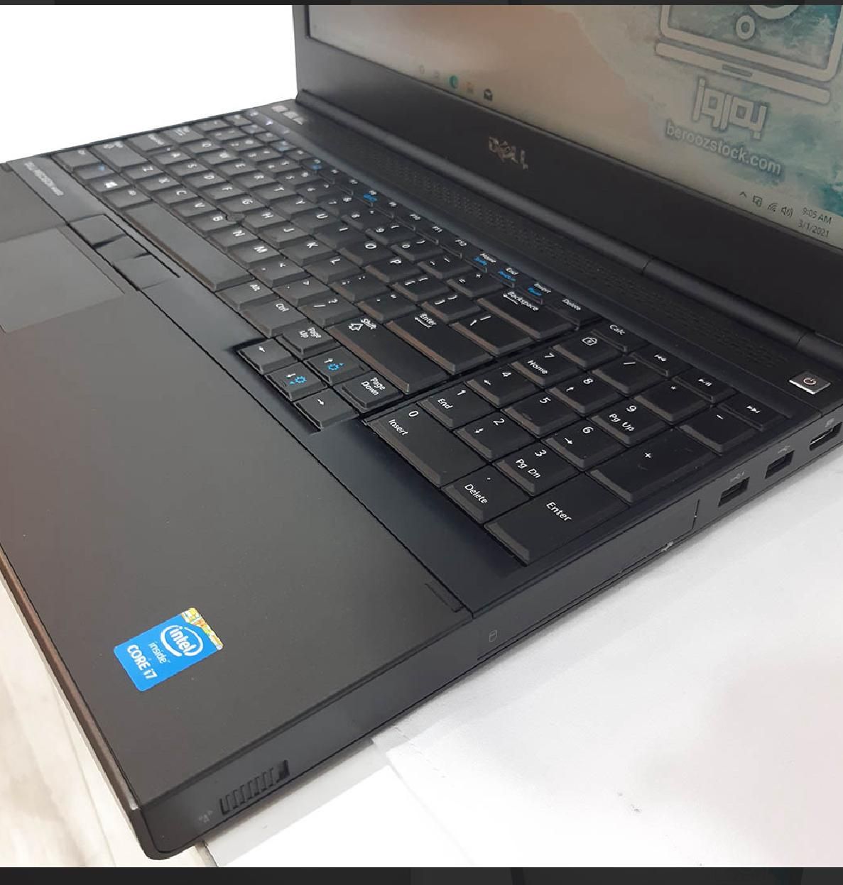 لپتاپ Dell M4800مهندسی. فلزی.i7 هاردSSD باضمانت|رایانه همراه|تهران, تجریش|دیوار