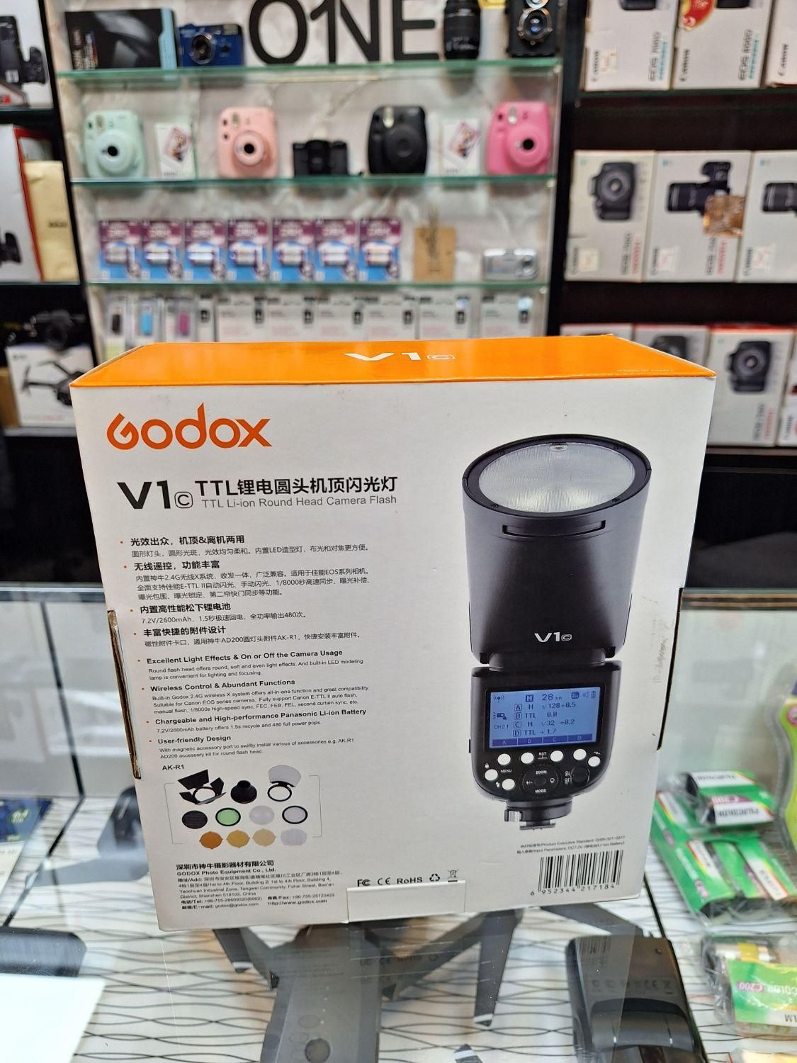 فلش اکسترنال گودکس برای کنون Godox V1|دوربین عکاسی و فیلم‌برداری|تهران, فردوسی|دیوار