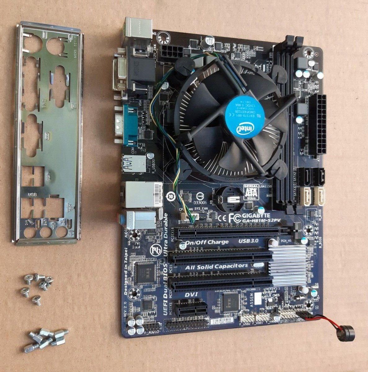 مادربرد Gigabyte H81 و پاور 485 وات برای گیمینگ|قطعات و لوازم جانبی رایانه|تهران, افسریه|دیوار